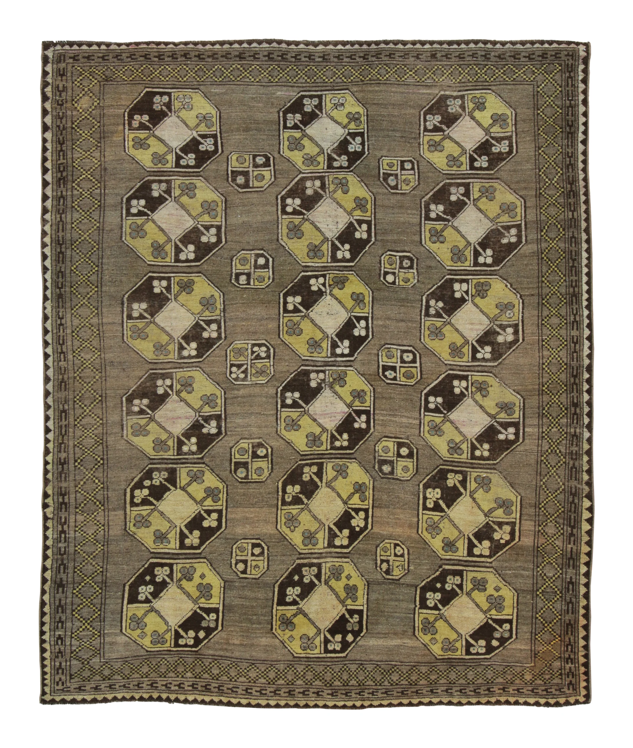 Vintage Bokhara Geometric Rug