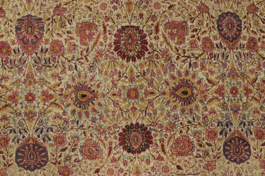 Antique Persian Kashan Rug