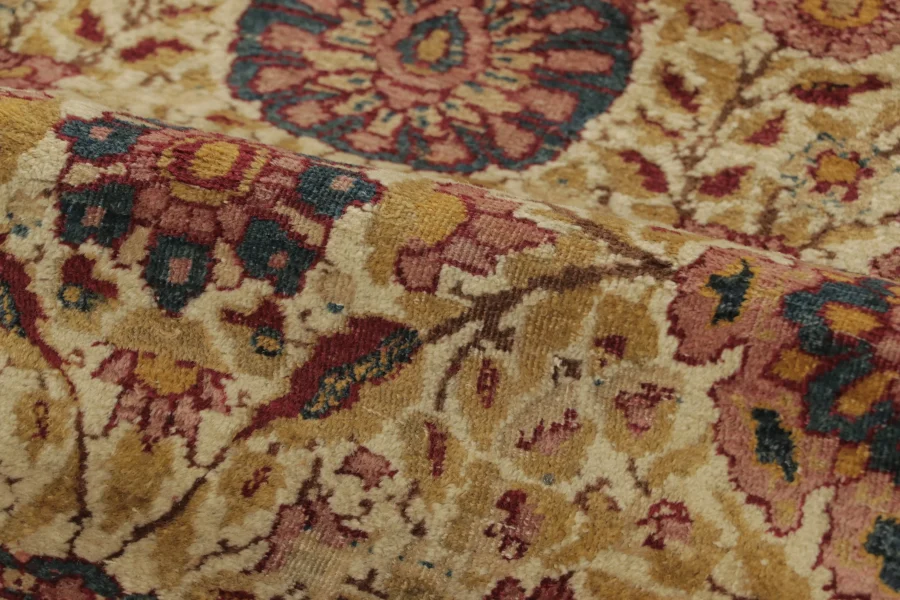 Antique Persian Kashan Rug