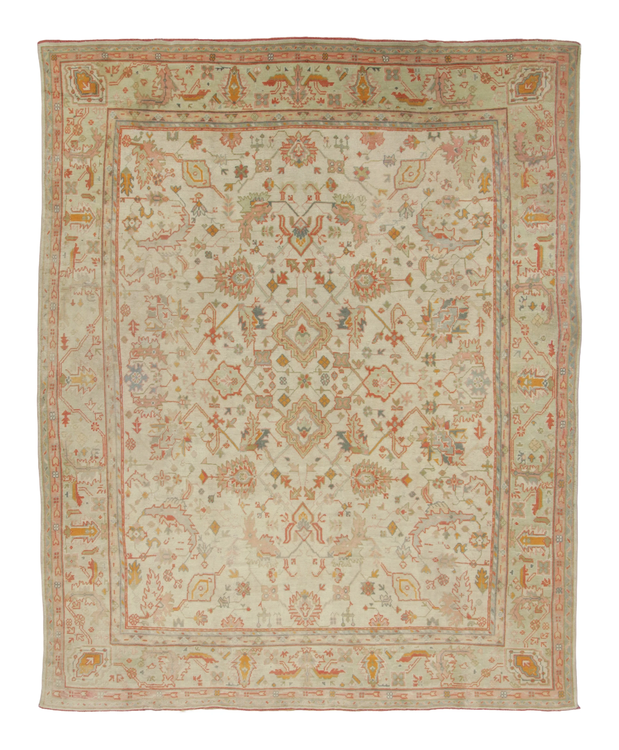 Oversized Vintage Oushak Rug