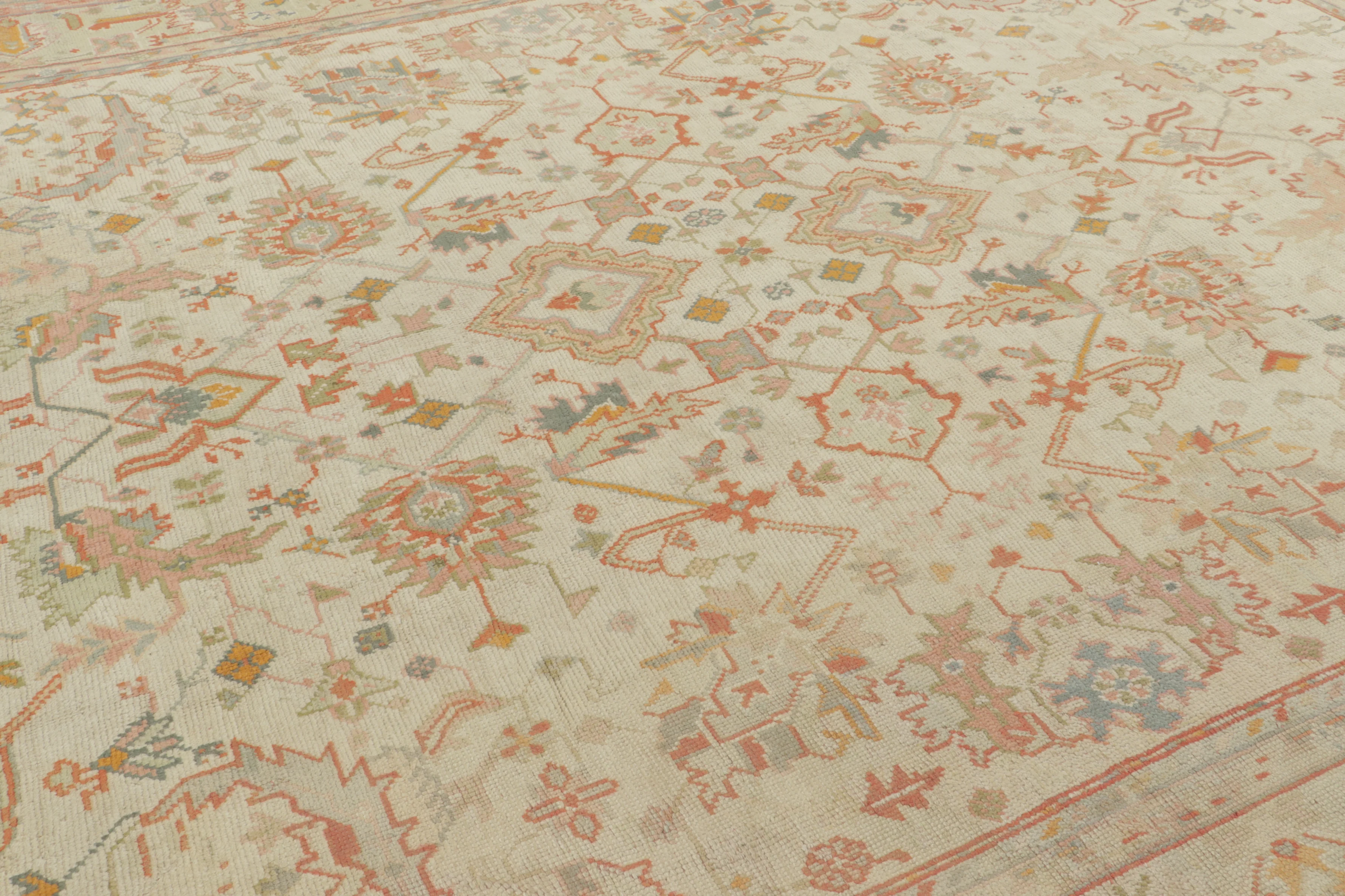 Oversized Vintage Oushak Rug