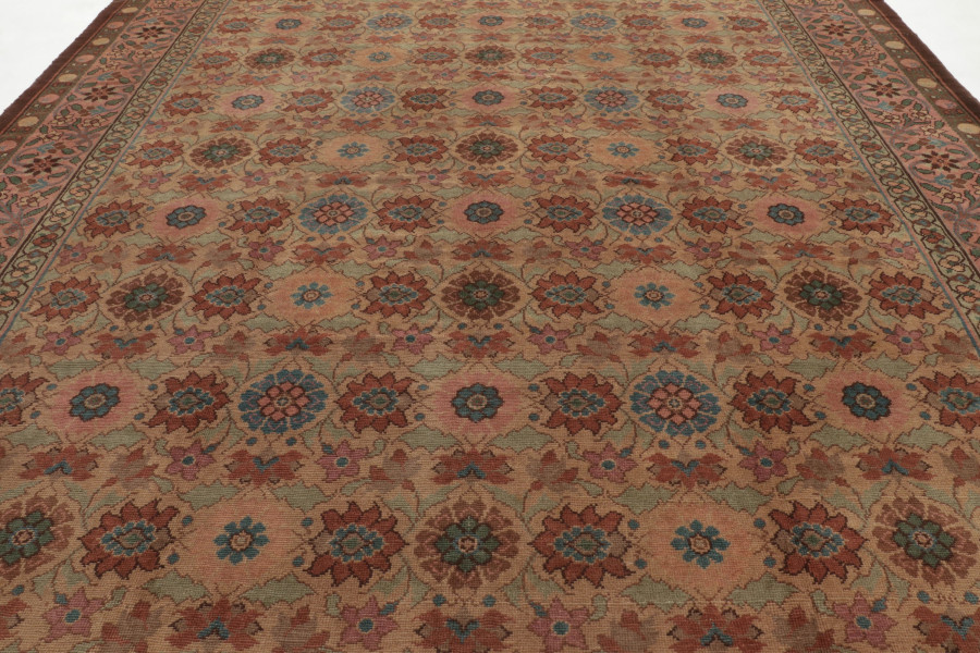 Oversized Antique English Needlepoint Rug