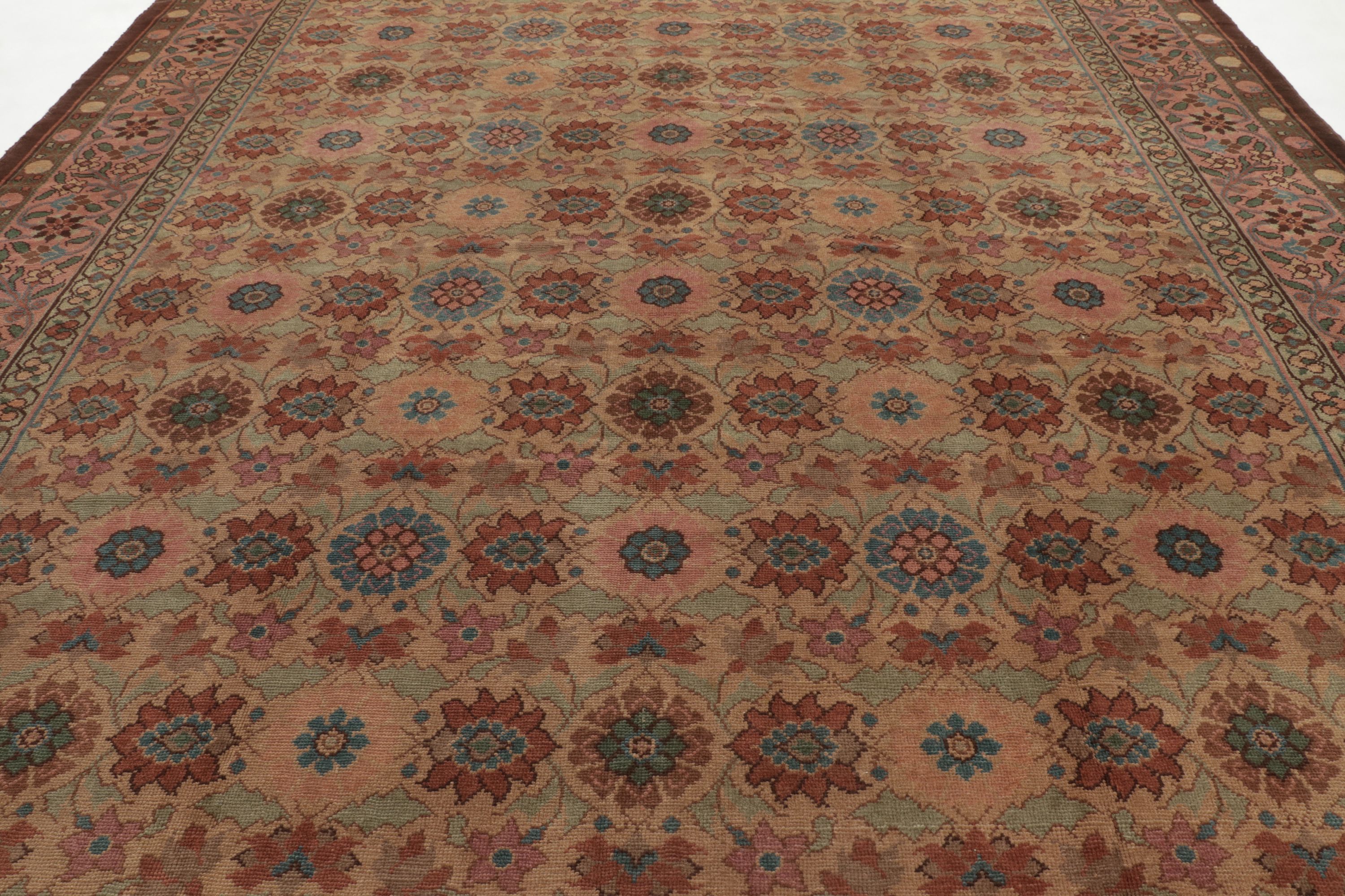 Oversized Antique English Needlepoint Rug