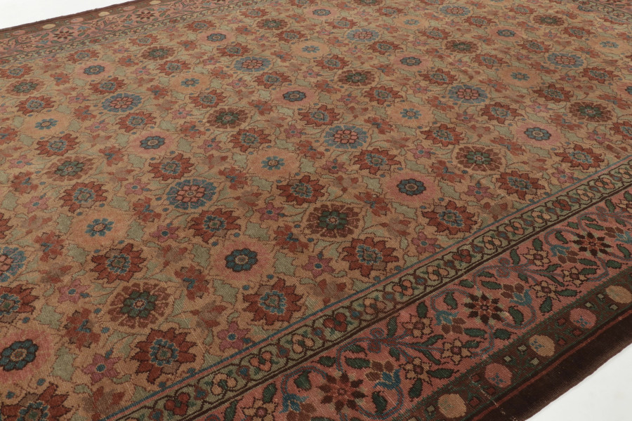 Oversized Antique English Needlepoint Rug