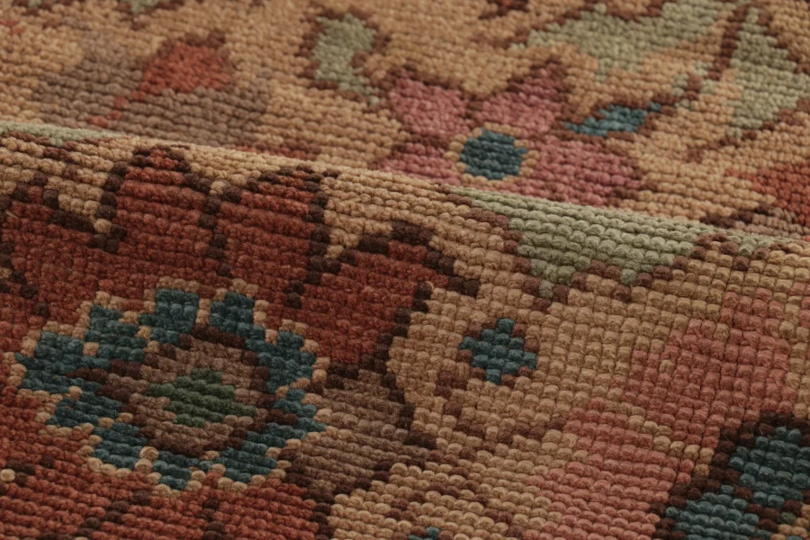 Oversized Antique English Needlepoint Rug