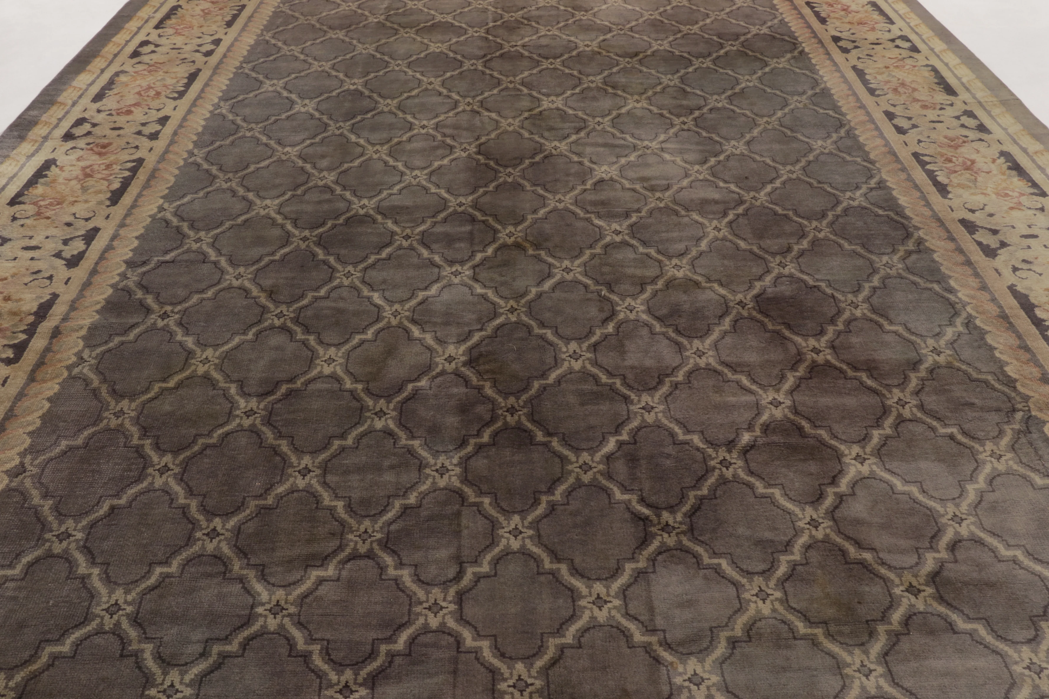 Oversized Antique Spanish Rug