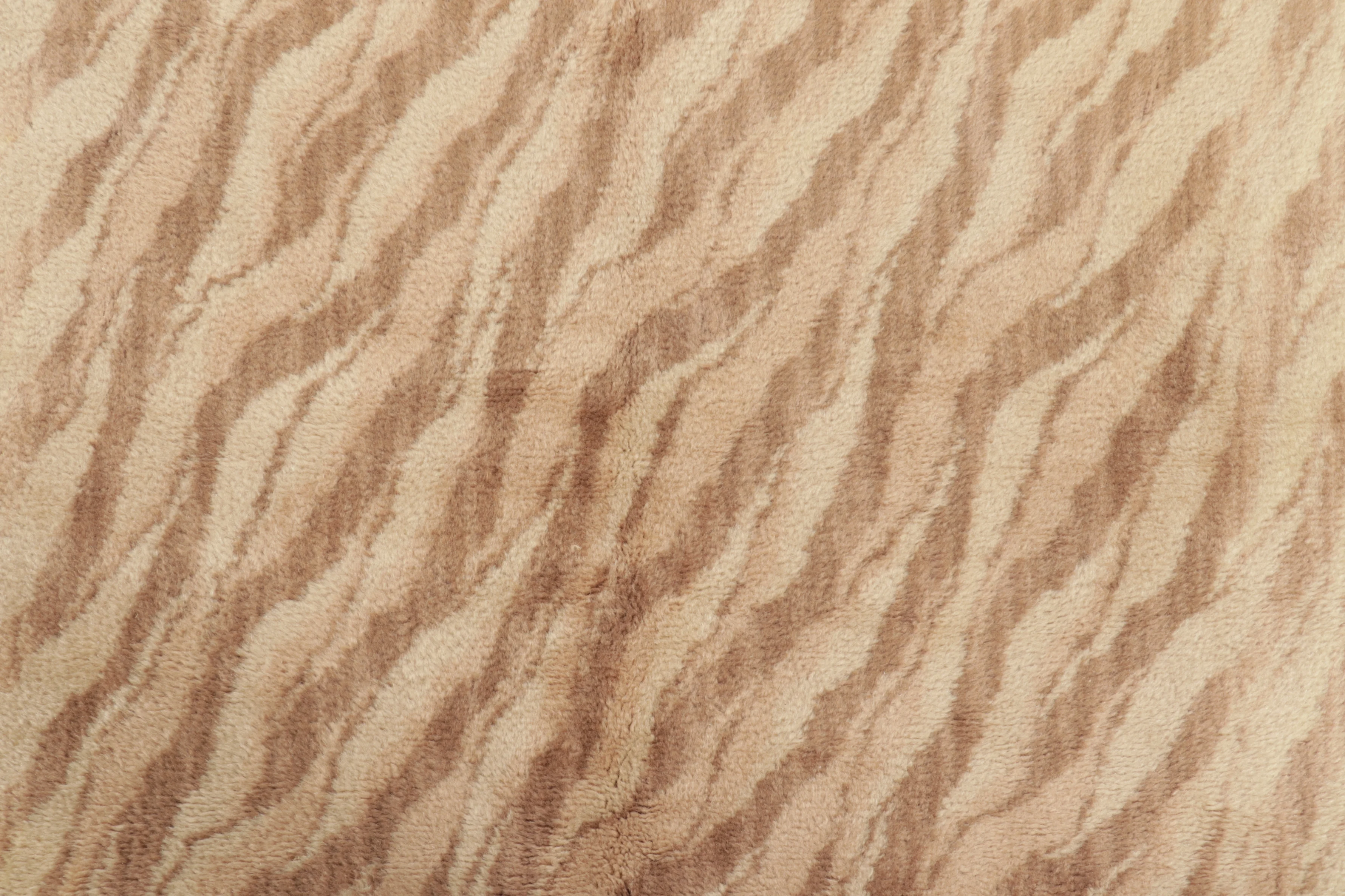 Antique Savonnerie Striped Rug