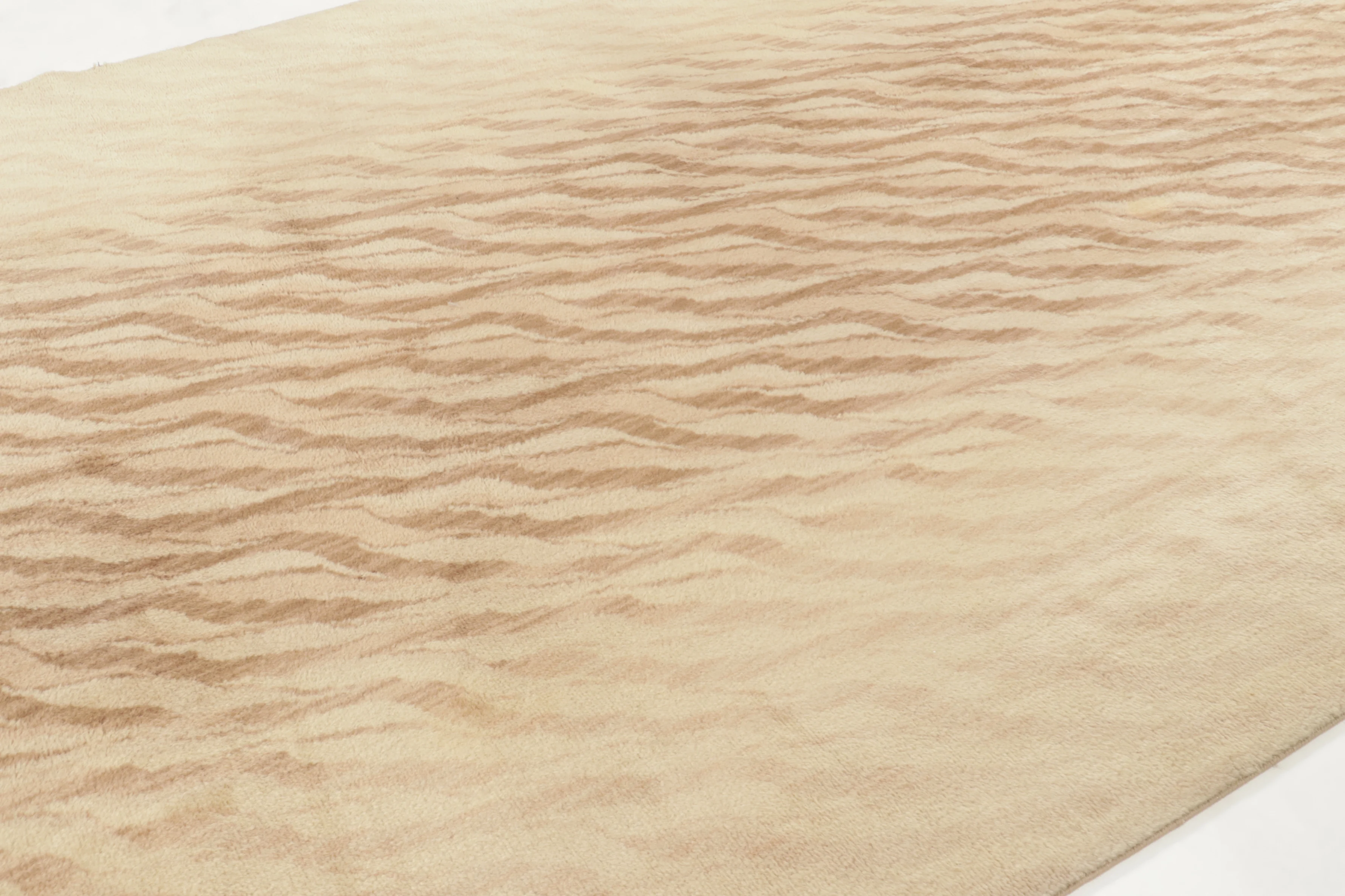 Antique Savonnerie Striped Rug