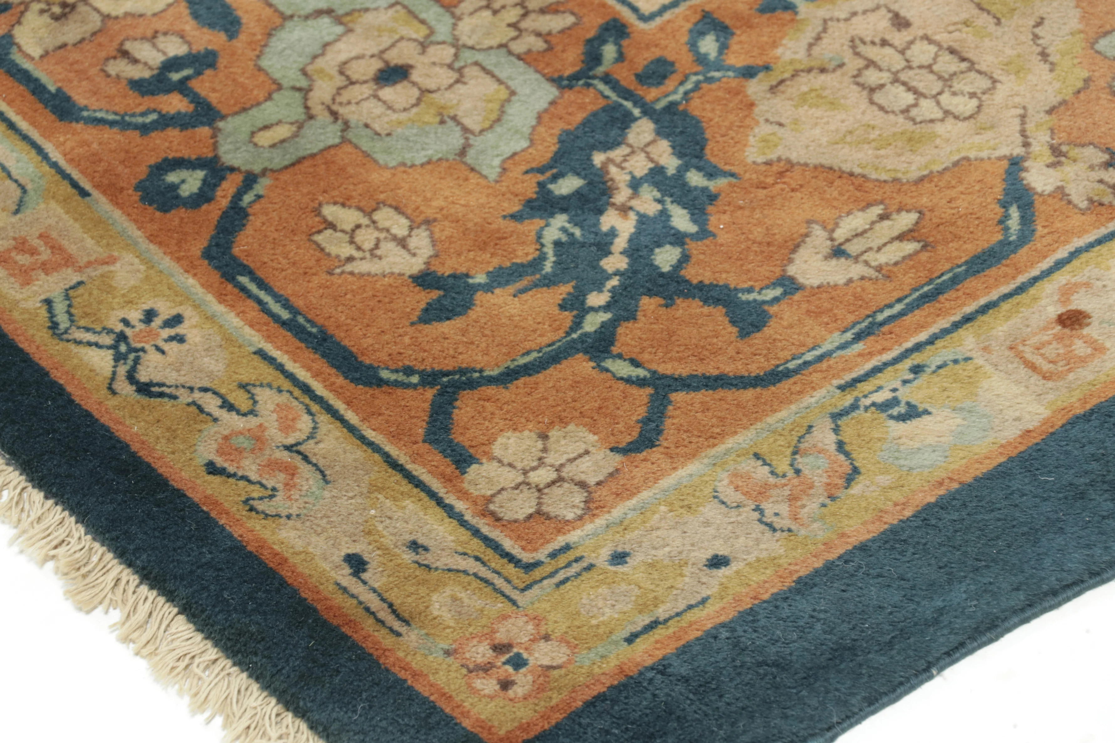 Oversized Antique Agra Rug