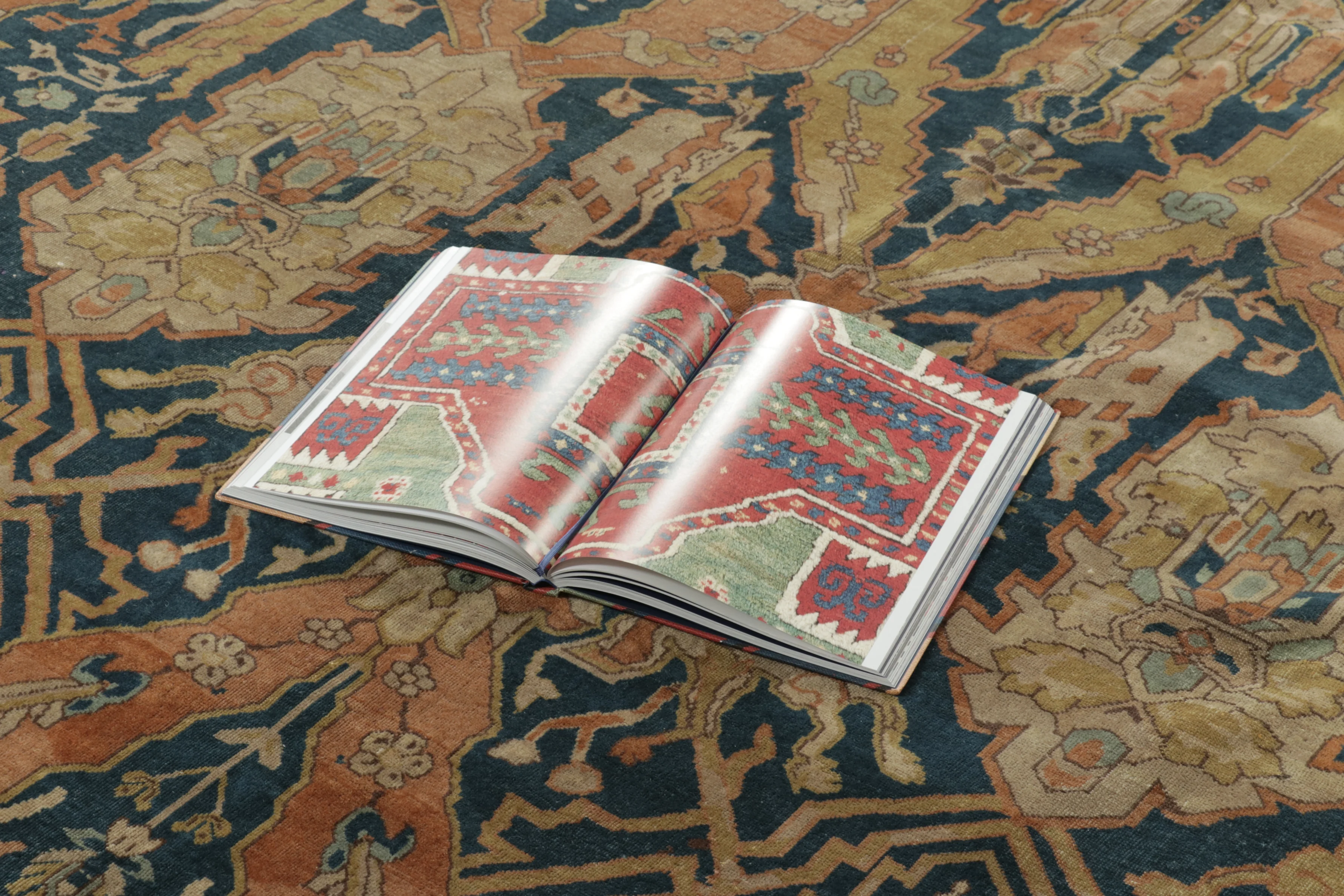 Oversized Antique Agra Rug