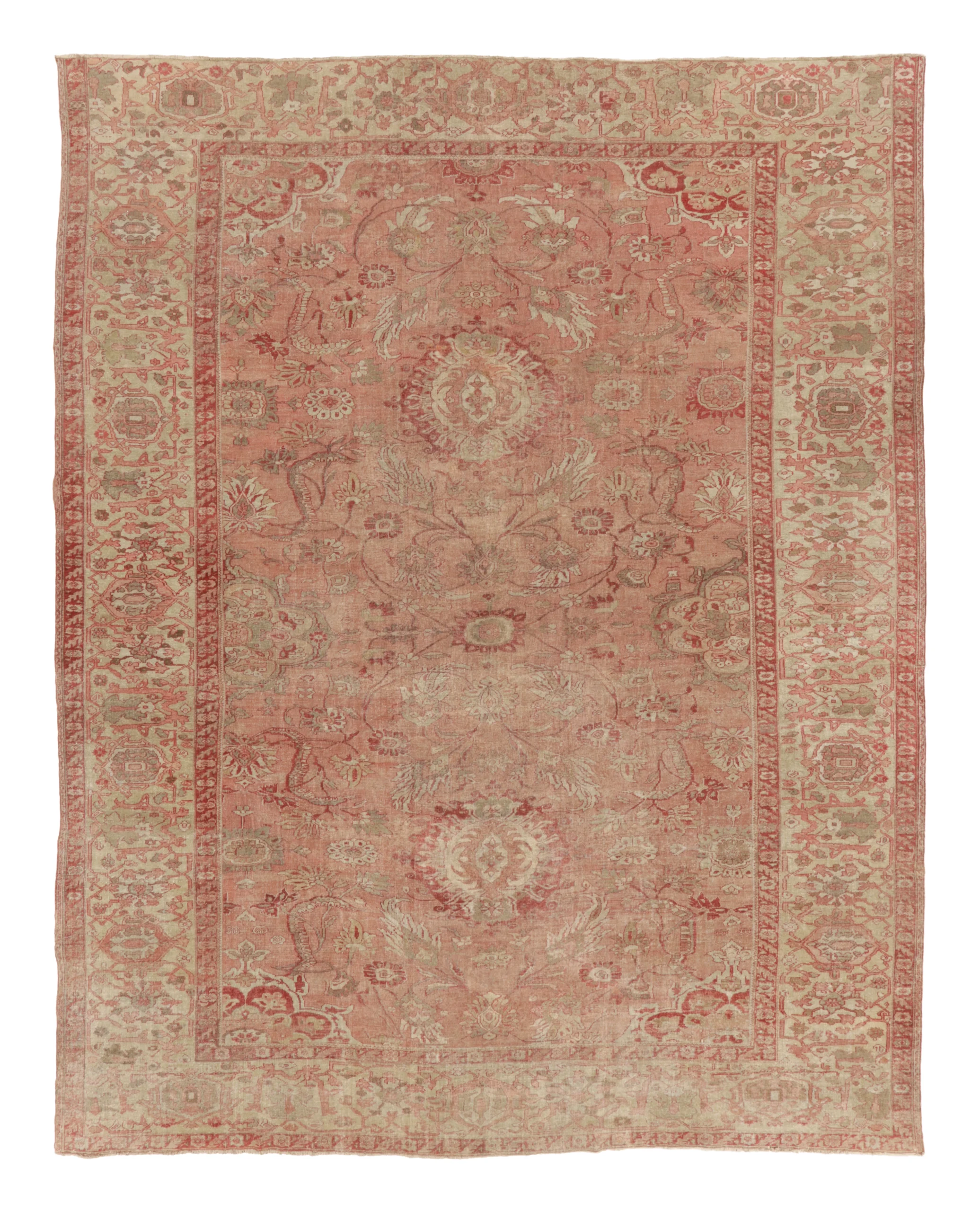 Oversized Antique Persian Sultanabad Rug
