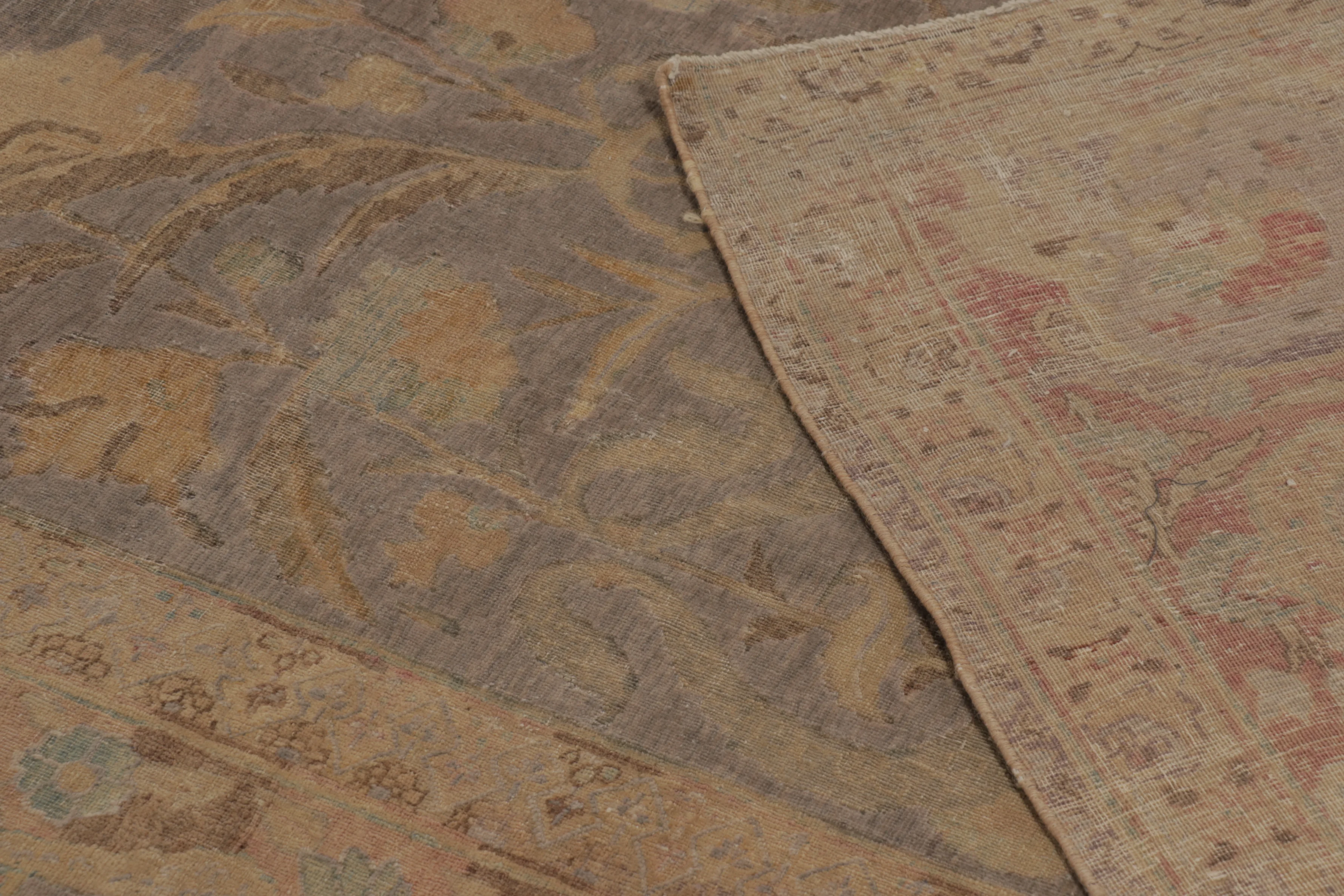 Oversized Antique Persian Tabriz Rug