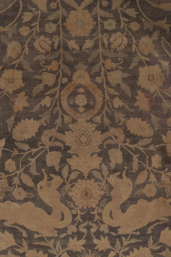 Oversized Antique Persian Tabriz Rug