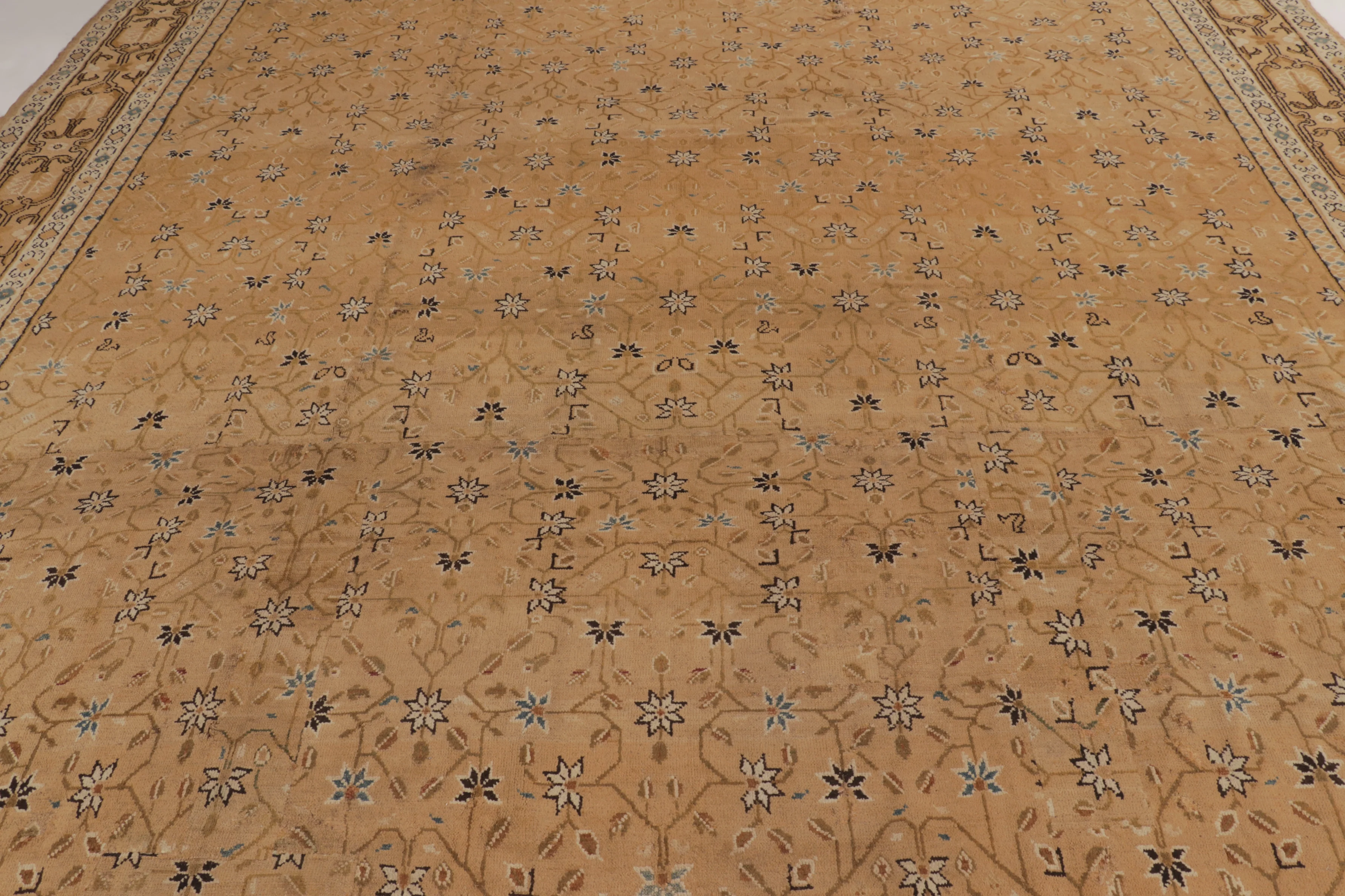 Oversized Antique Indian Mogul Rug