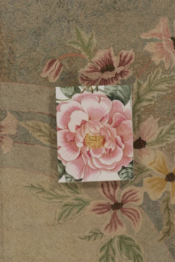 Antique Hooked Floral Rug