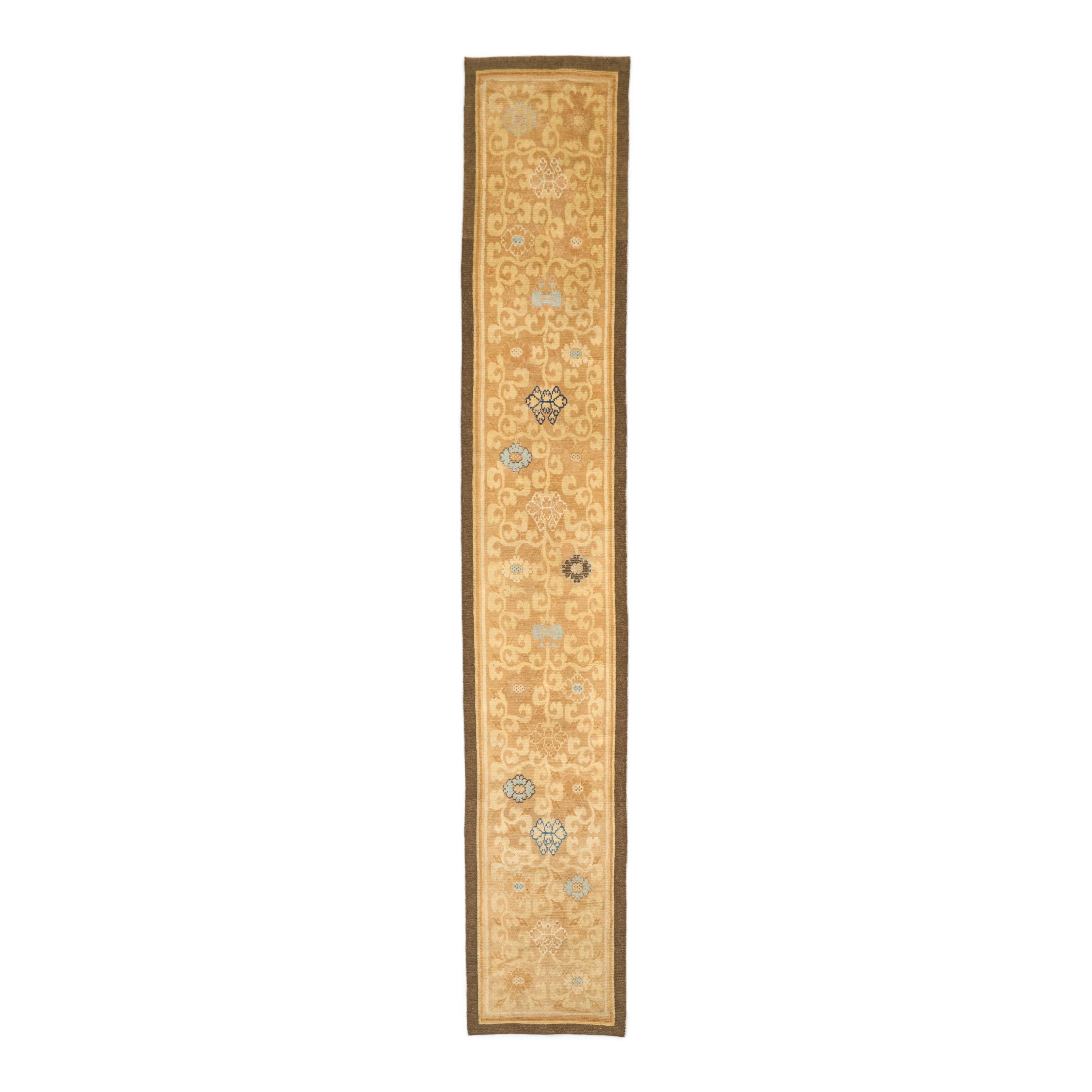 Antique Chinese Ming Dynasty Extra-Long Runner
