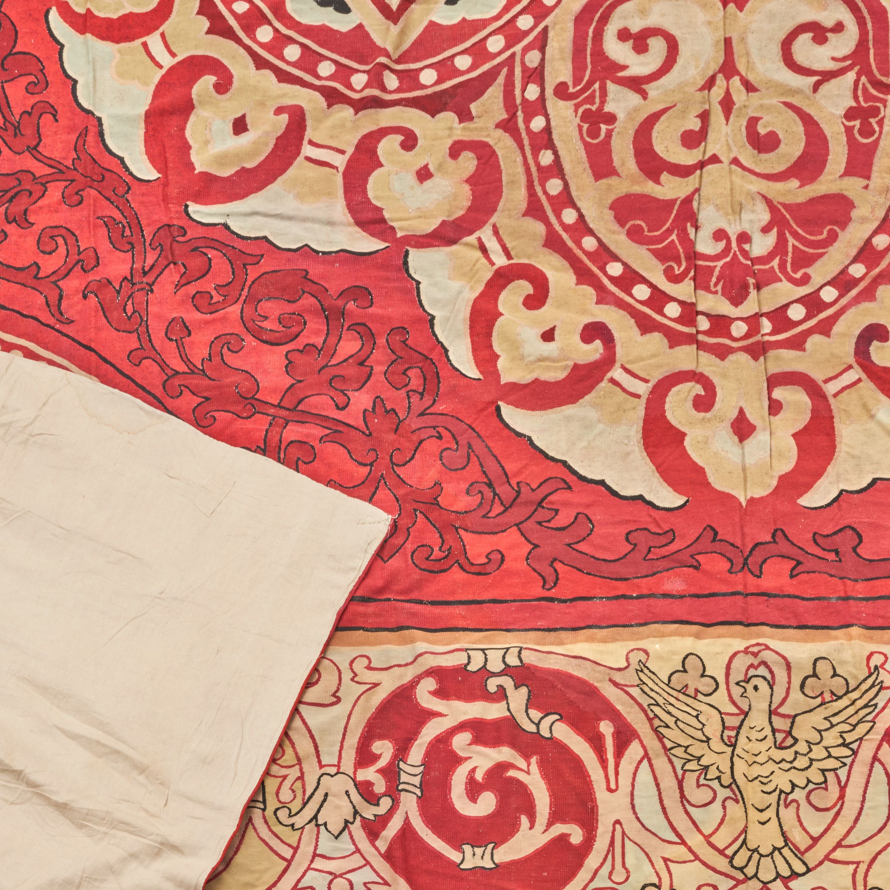Oversized Antique French Aubusson