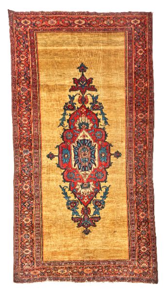 Antique Persian Farahan Rug