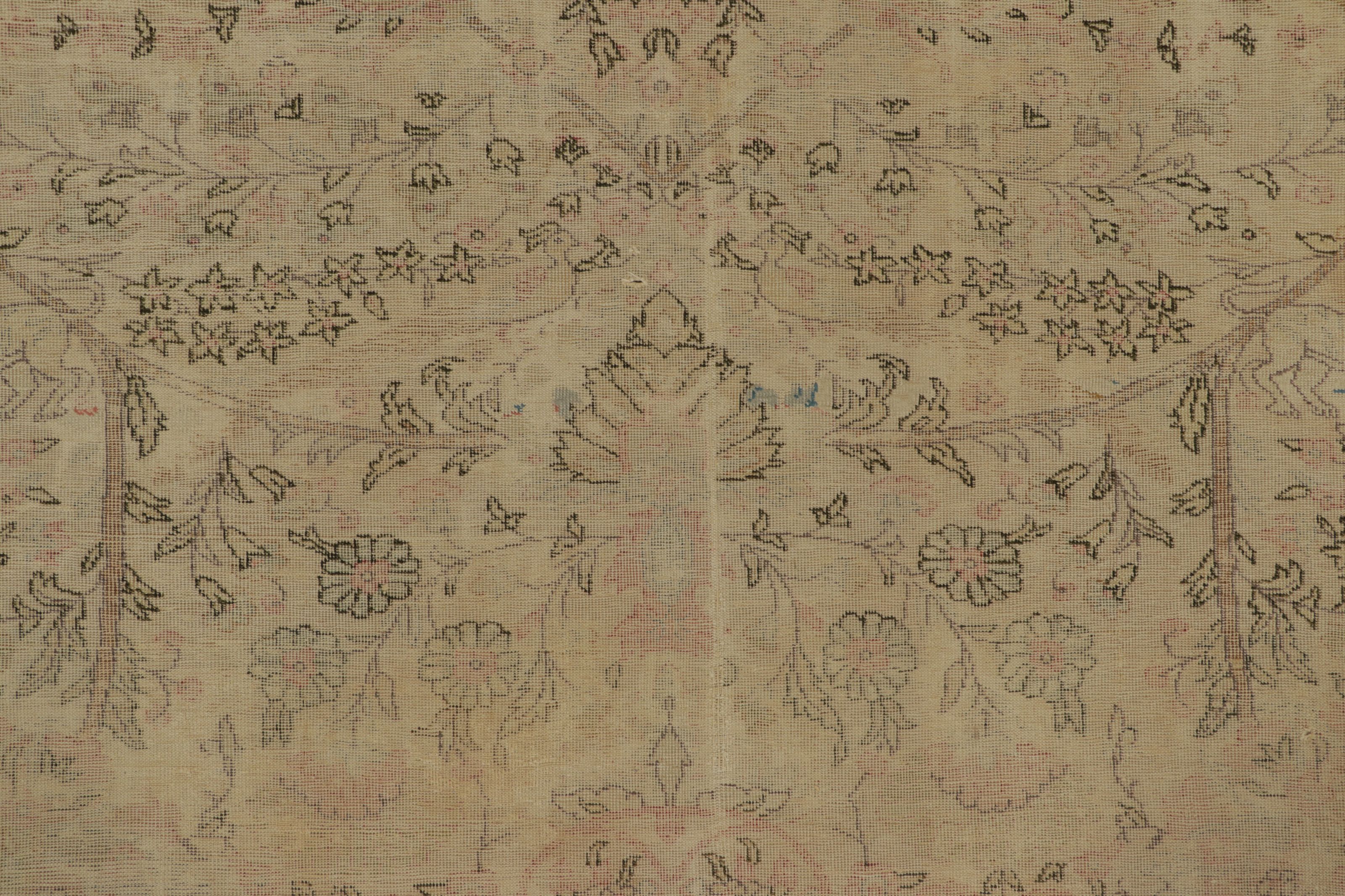 Antique Turkish Distressed Rug