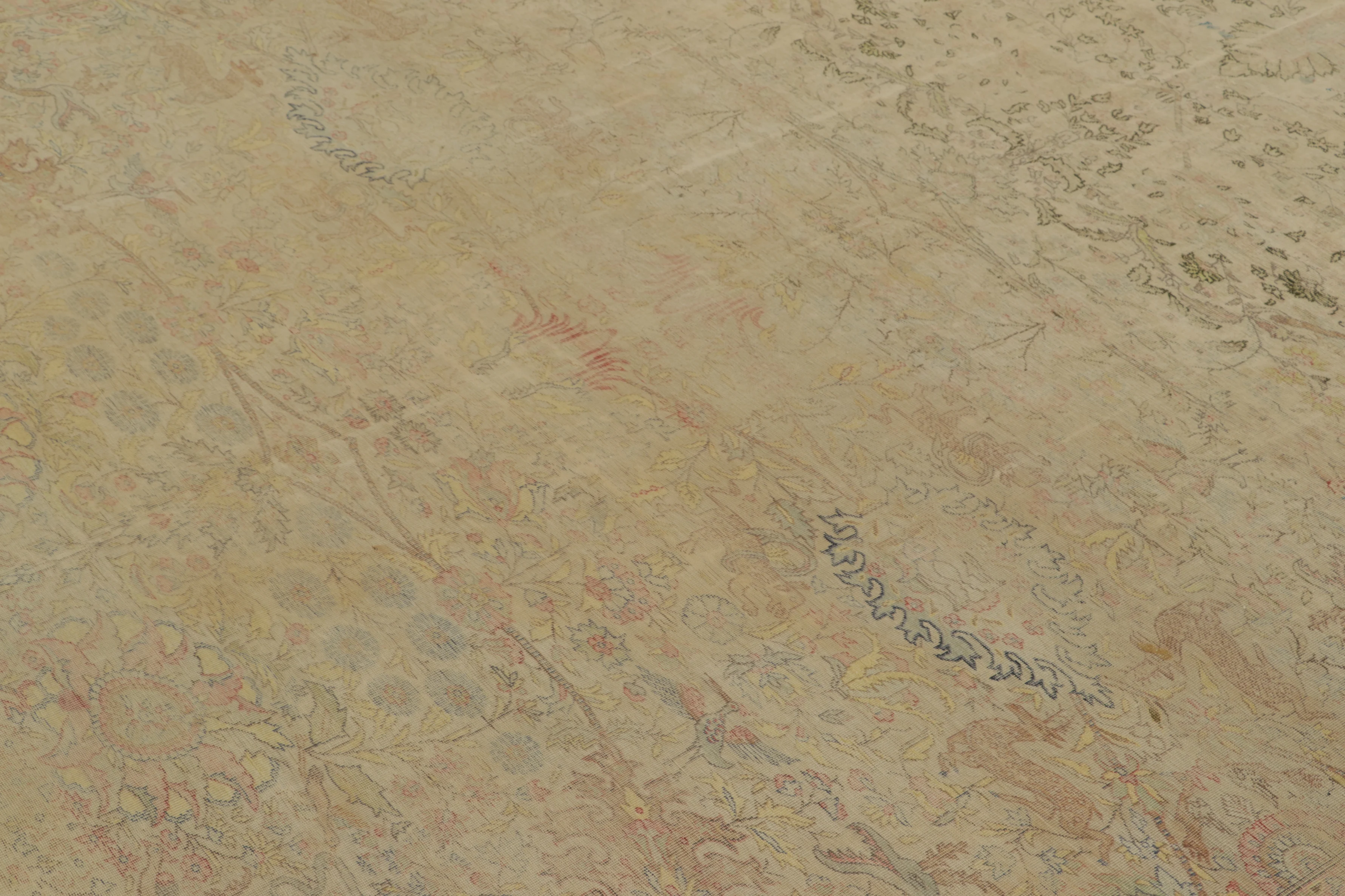 Antique Turkish Distressed Rug