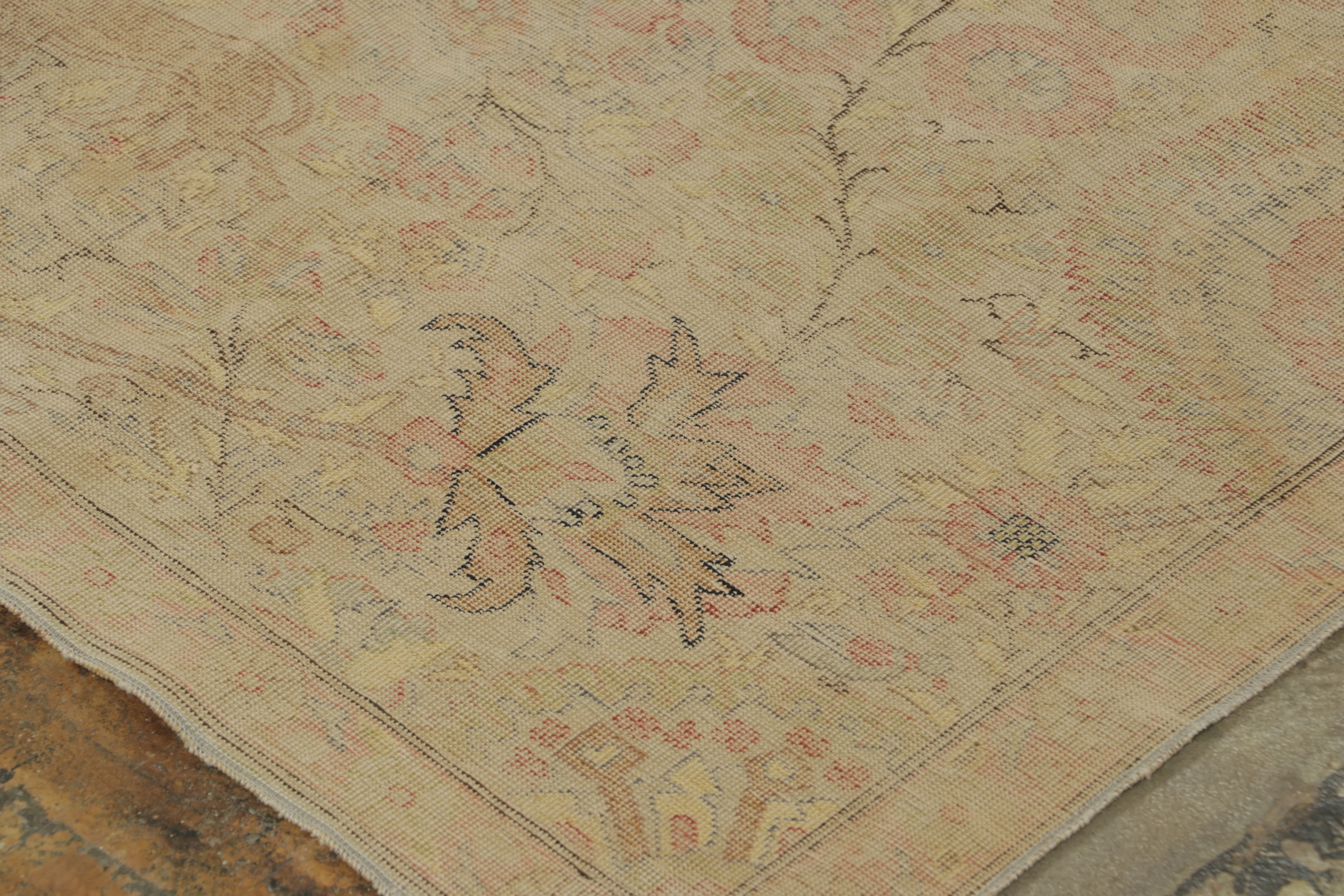Antique Turkish Distressed Rug