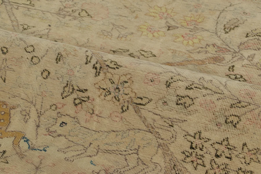 Antique Turkish Distressed Rug