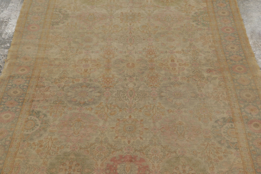 Antique Turkish Floral Rug