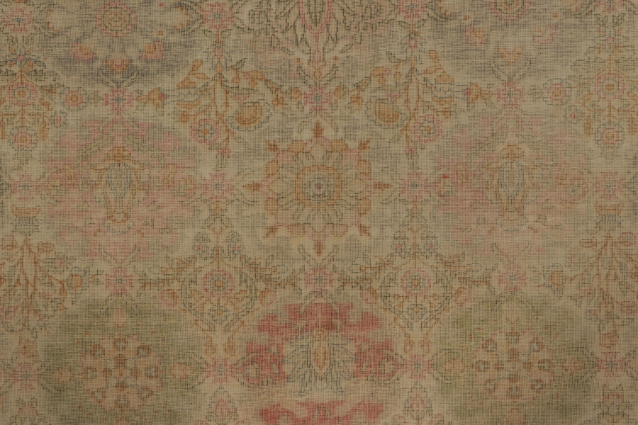 Antique Turkish Floral Rug