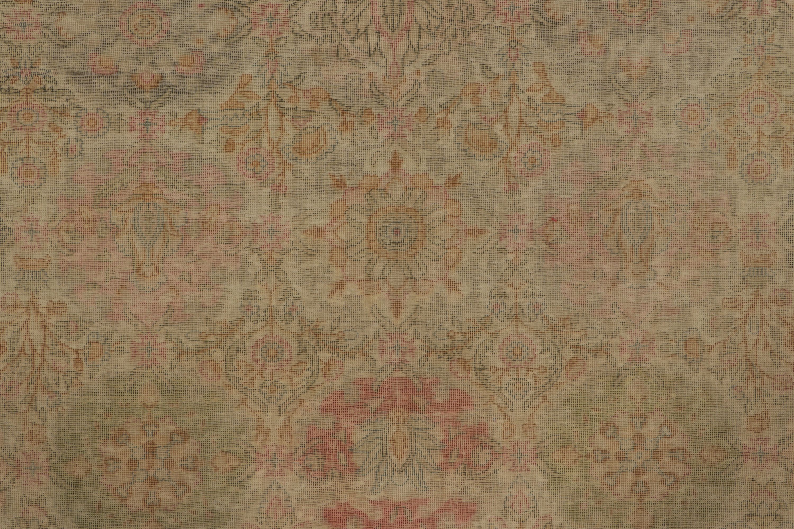 Antique Turkish Floral Rug