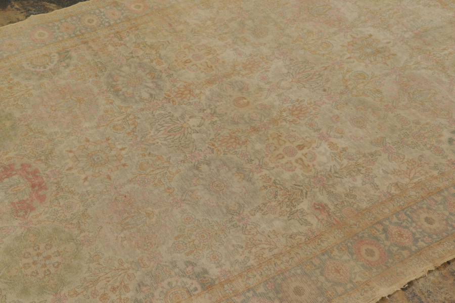 Antique Turkish Floral Rug