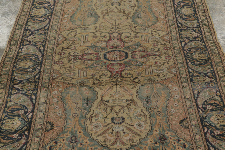 Antique Turkish Medallion Rug