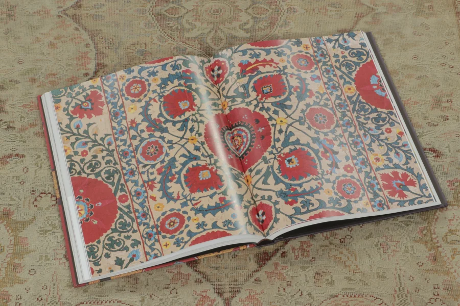 Antique Turkish Floral Medallion Rug