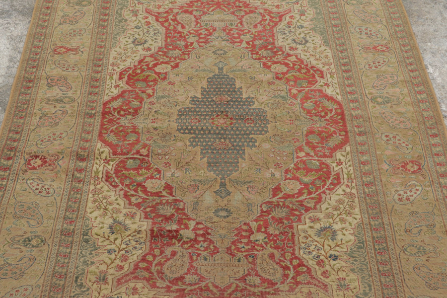 Antique Turkish Medallion Rug