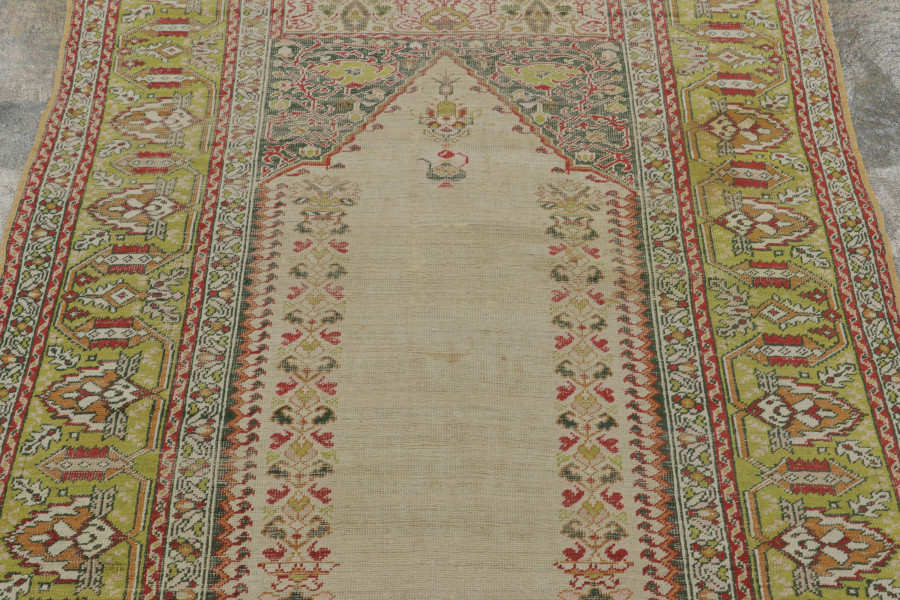 Antique Turkish Floral Rug