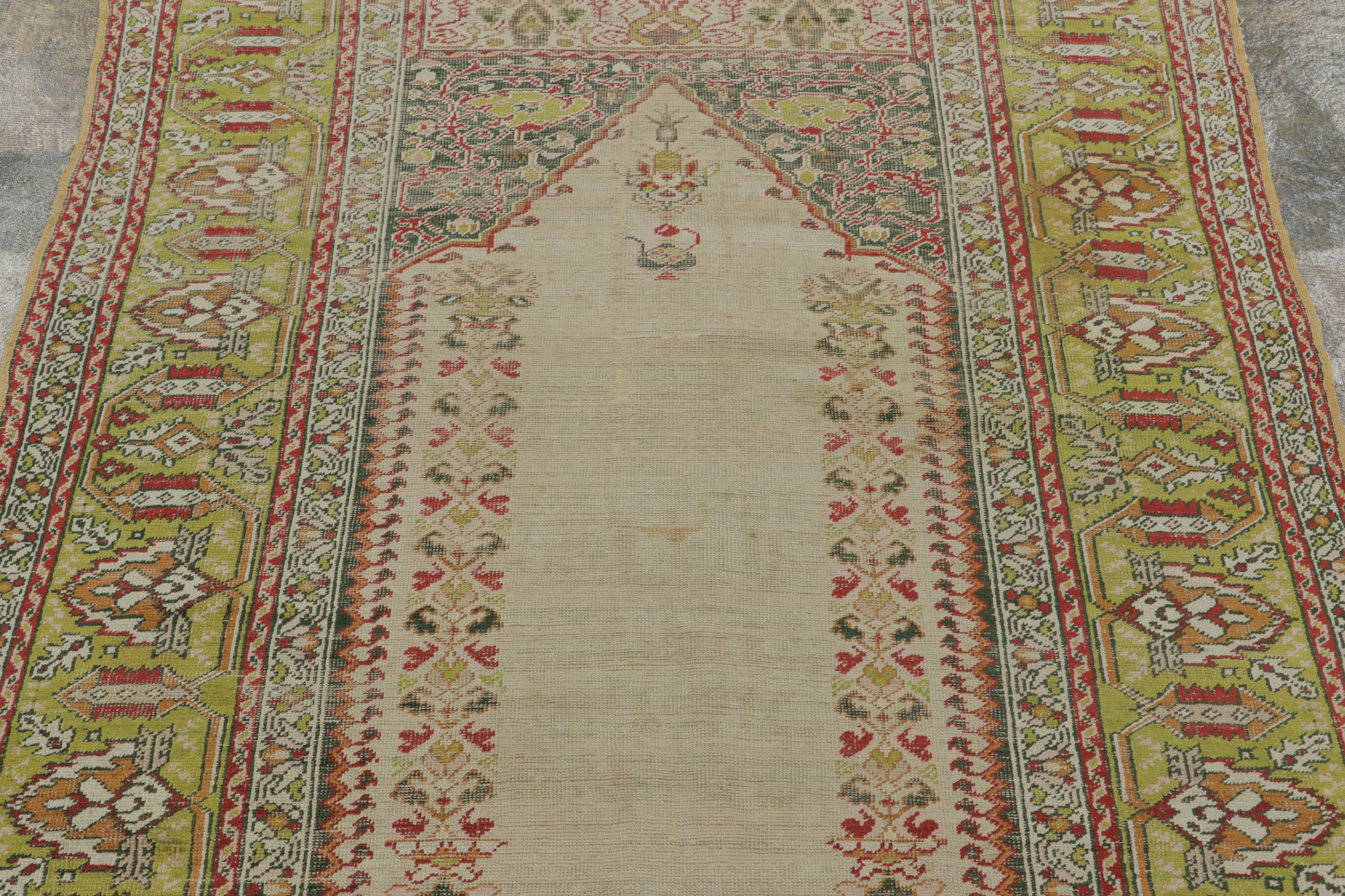 Antique Turkish Floral Rug
