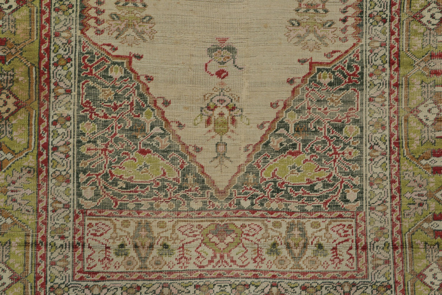 Antique Turkish Floral Rug