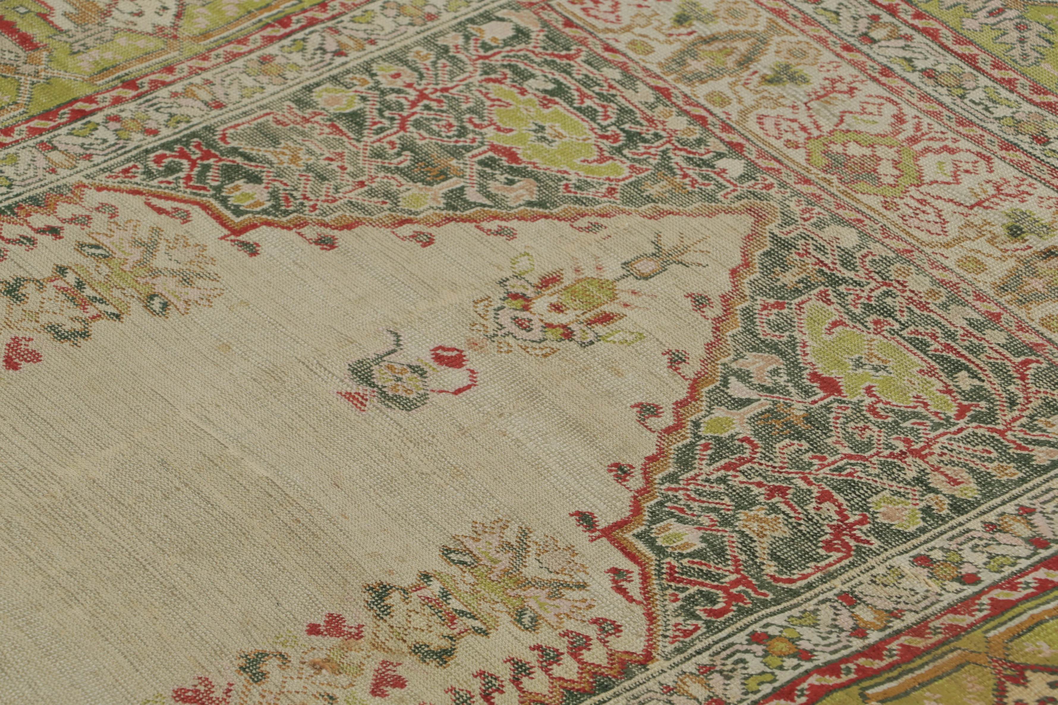 Antique Turkish Floral Rug