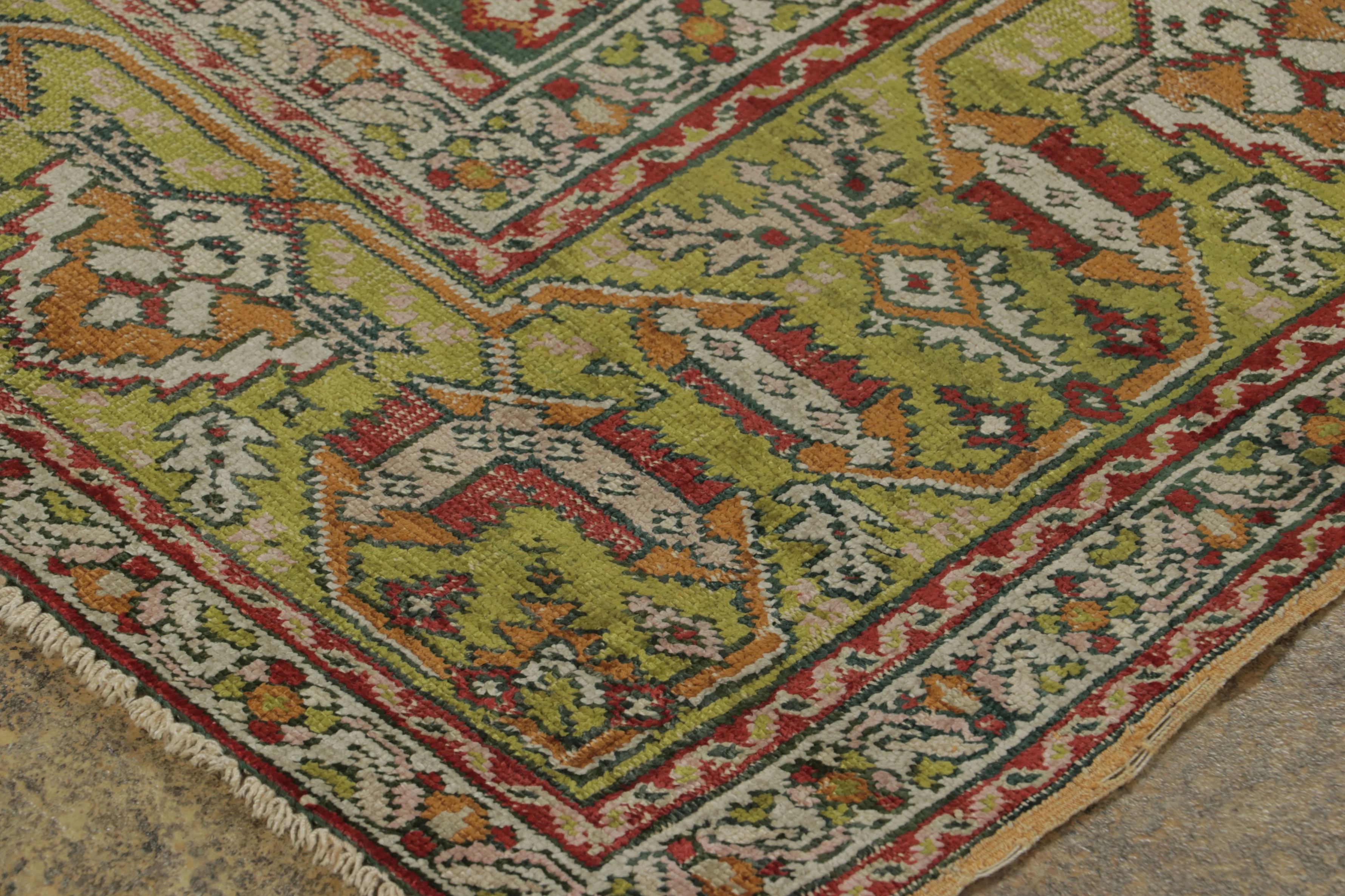 Antique Turkish Floral Rug