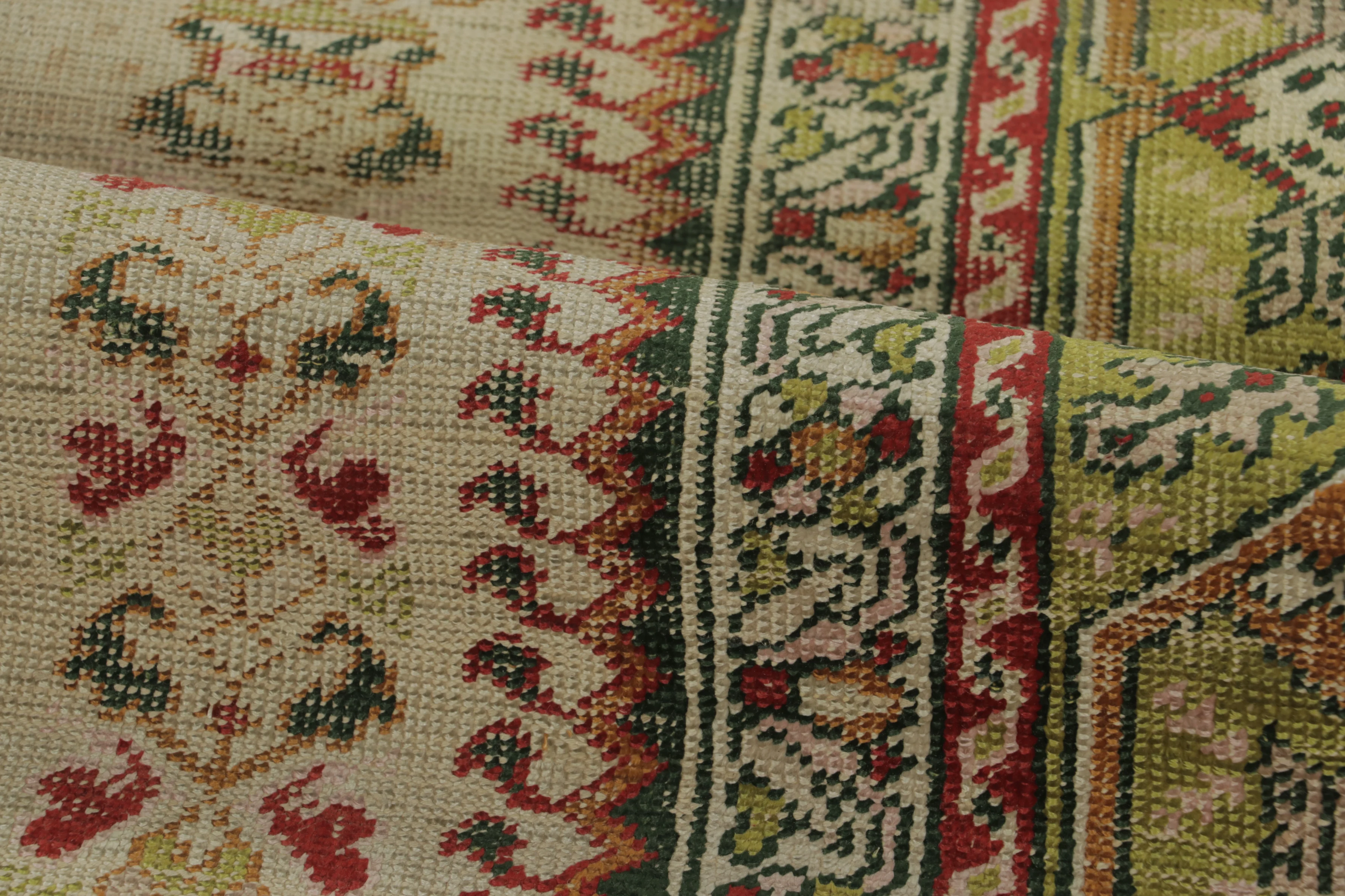 Antique Turkish Floral Rug