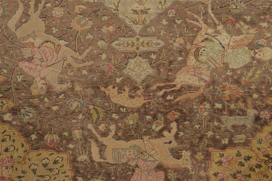 Antique Turkish Pictorial Rug