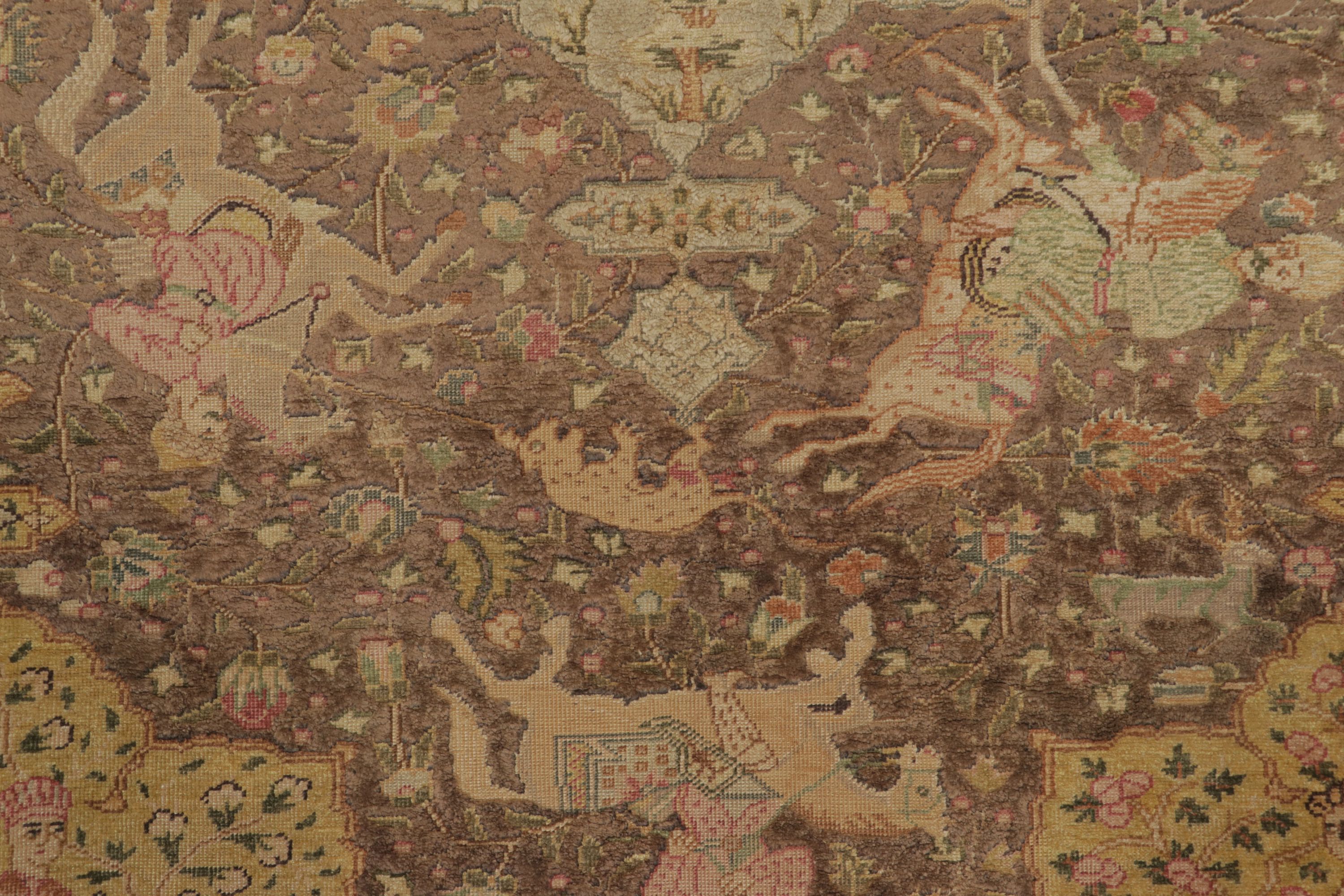 Antique Turkish Pictorial Rug