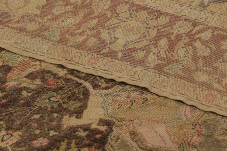 Antique Turkish Pictorial Rug
