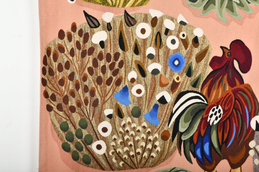 Signed 20th Century Dom Robert Aubusson Rug