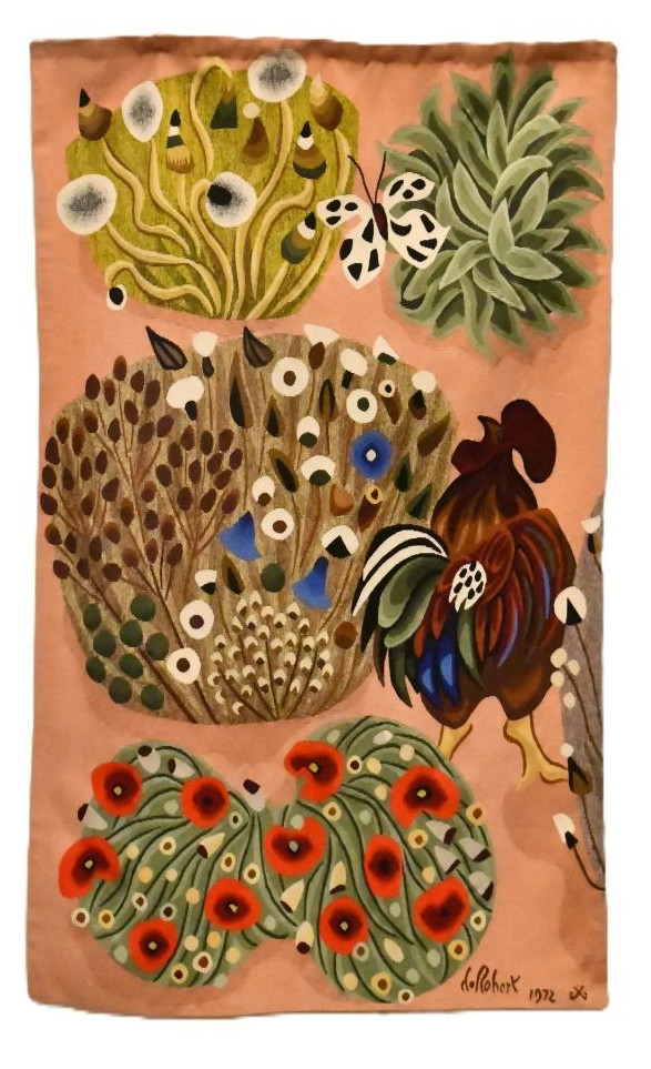 Signed 20th Century Dom Robert Aubusson Rug