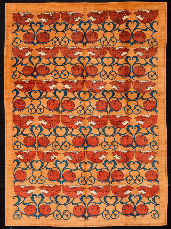 Antique 20th Century Persian Lori Baft Rug