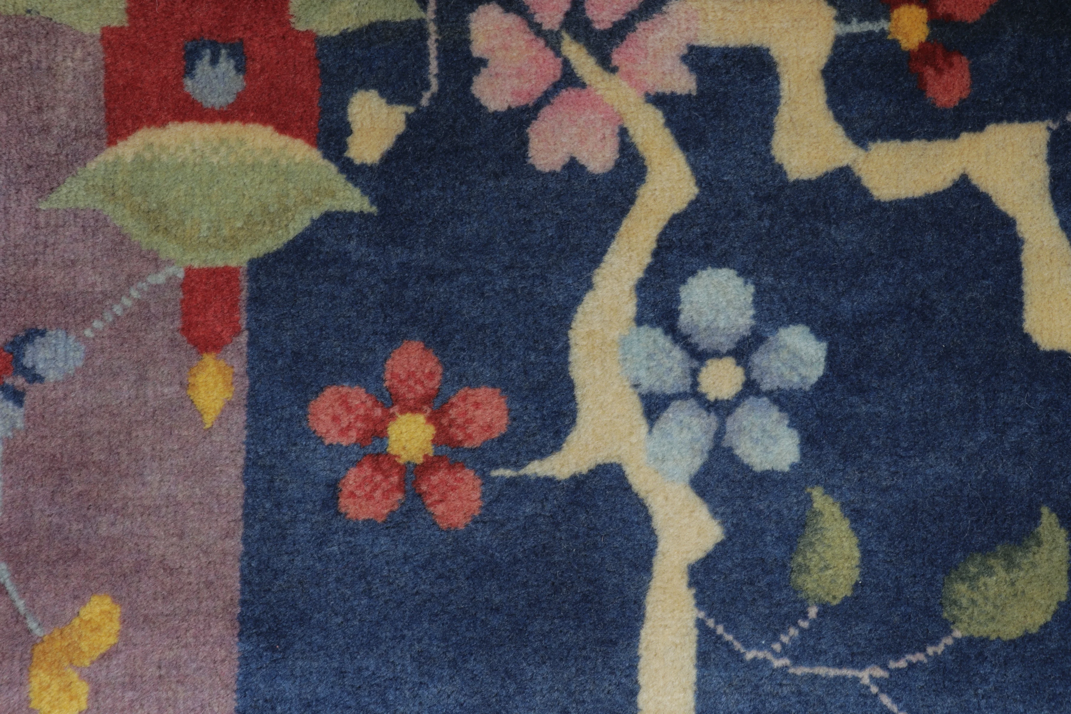 Rug & Kilim’s Chinese Deco Custom Rug Sample - 5033186