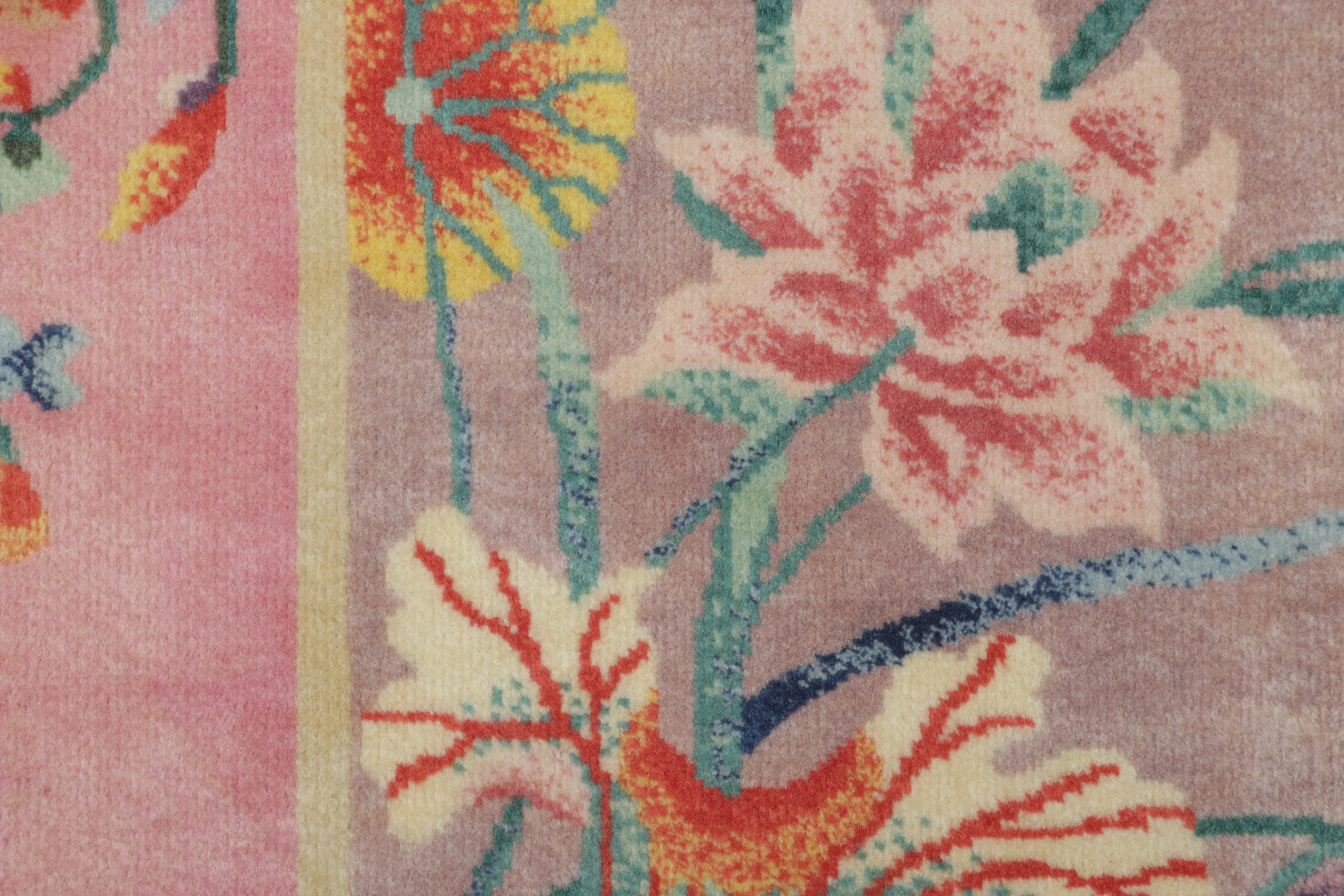 Rug & Kilim’s Chinese Deco Custom Rug Sample - 5033187