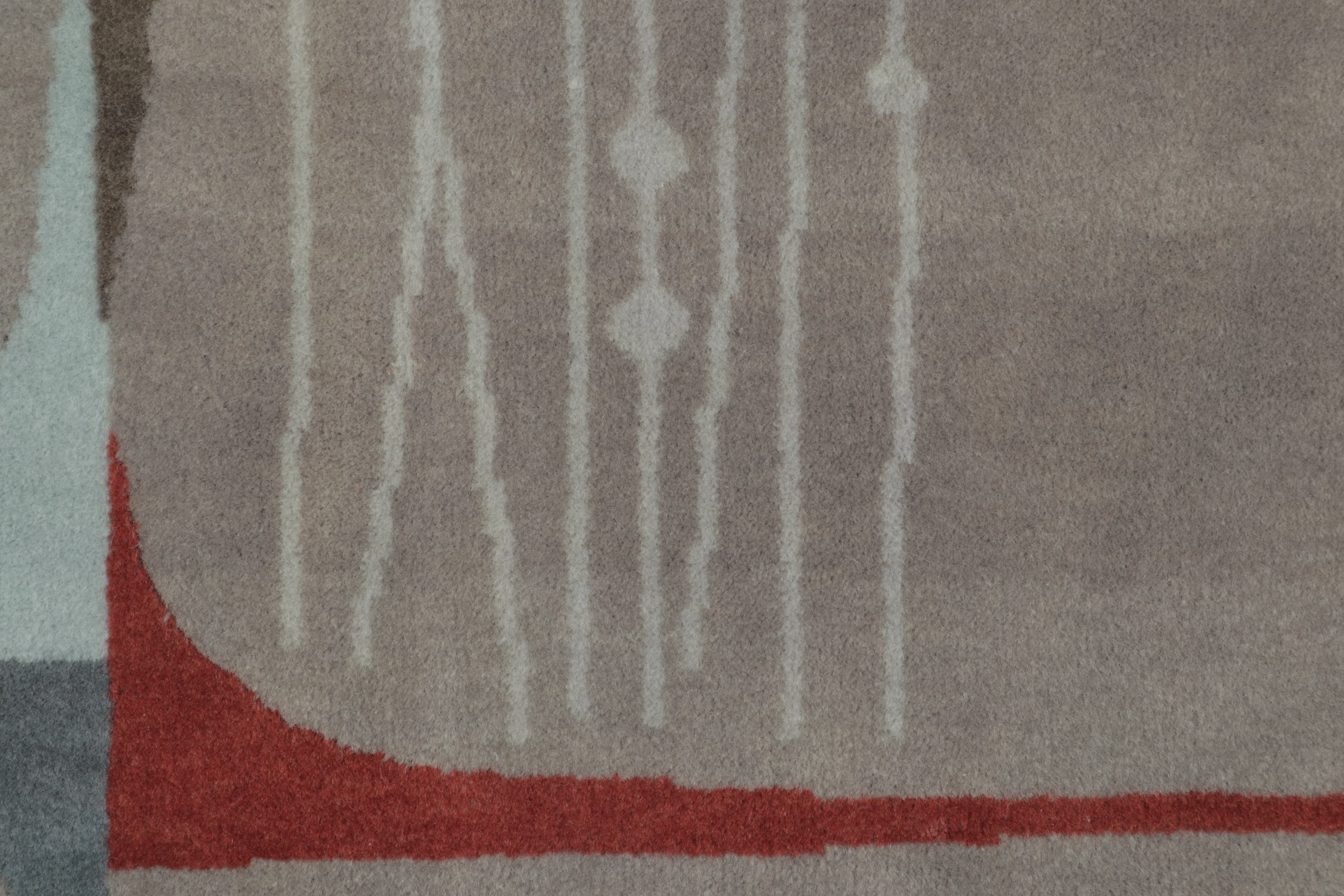Rug & Kilim's Mid-Century Modern Custom Rug Sample - 5033192