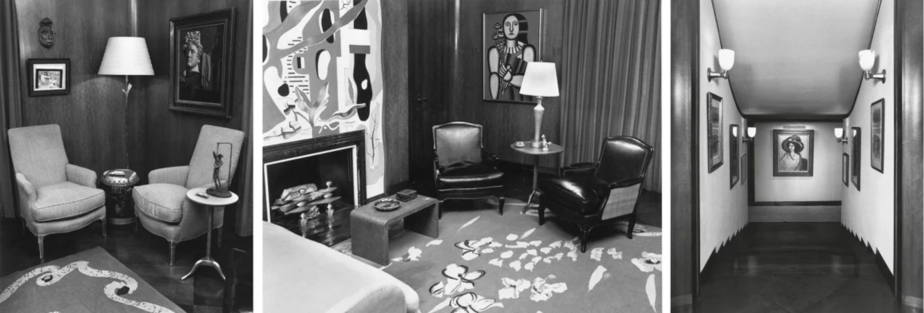 Interior views of the Rockefeller apartment. Photos courtesy of the Rockefeller Archive Center.