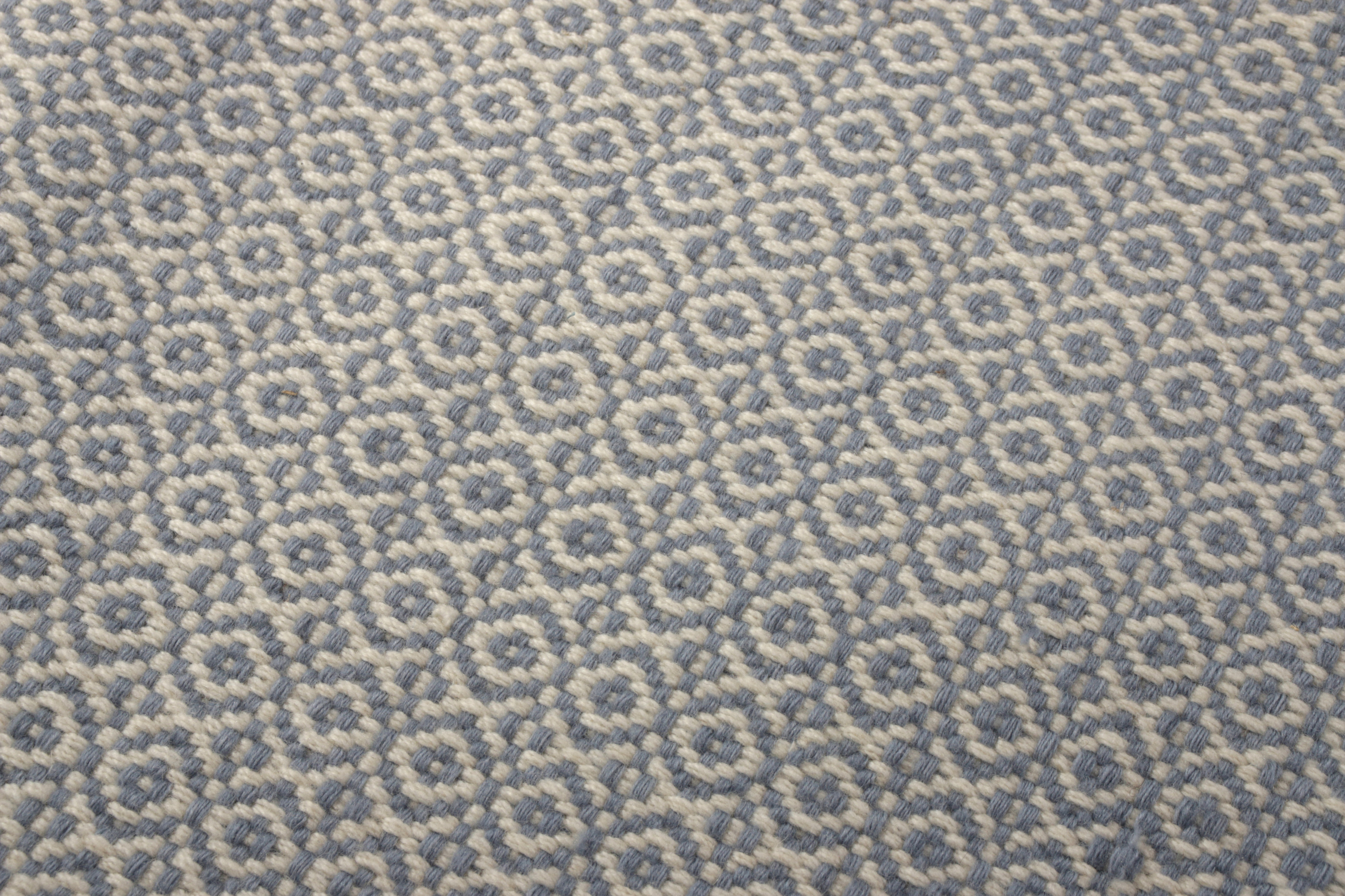 Modern Geometric Flatweave Rug